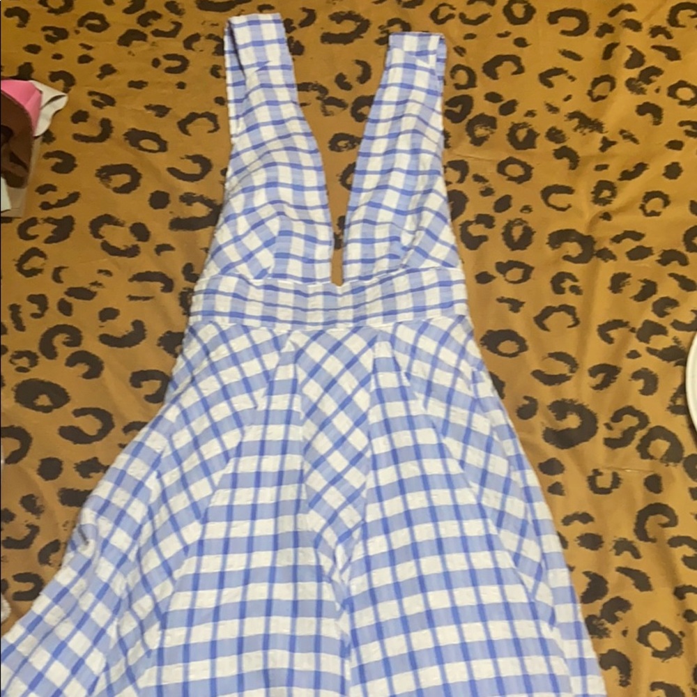 free people gingham dress